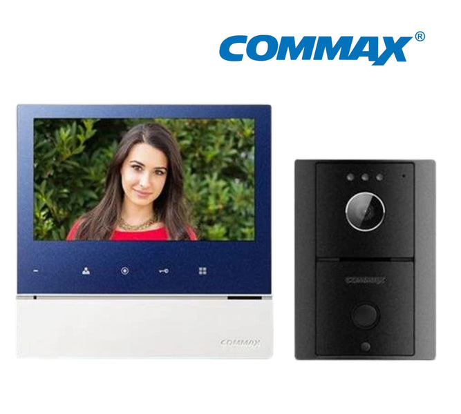 Elevate Your Home Security with COMMAX Colour 7-inch Hands-Free Touch Button Video Int Kit CDV-70H/DRC-4L