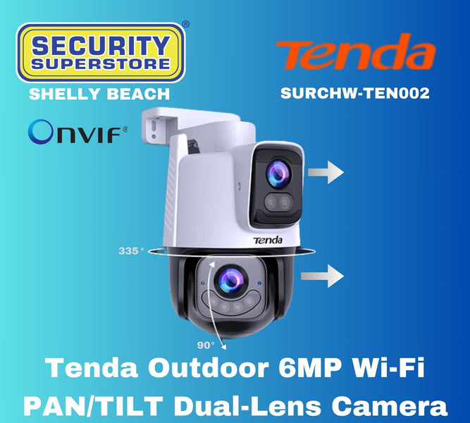 Enhance Your Outdoor Security with the Tenda Outdoor 6MP Wi-Fi PAN/TILT Dual-Lens Camera