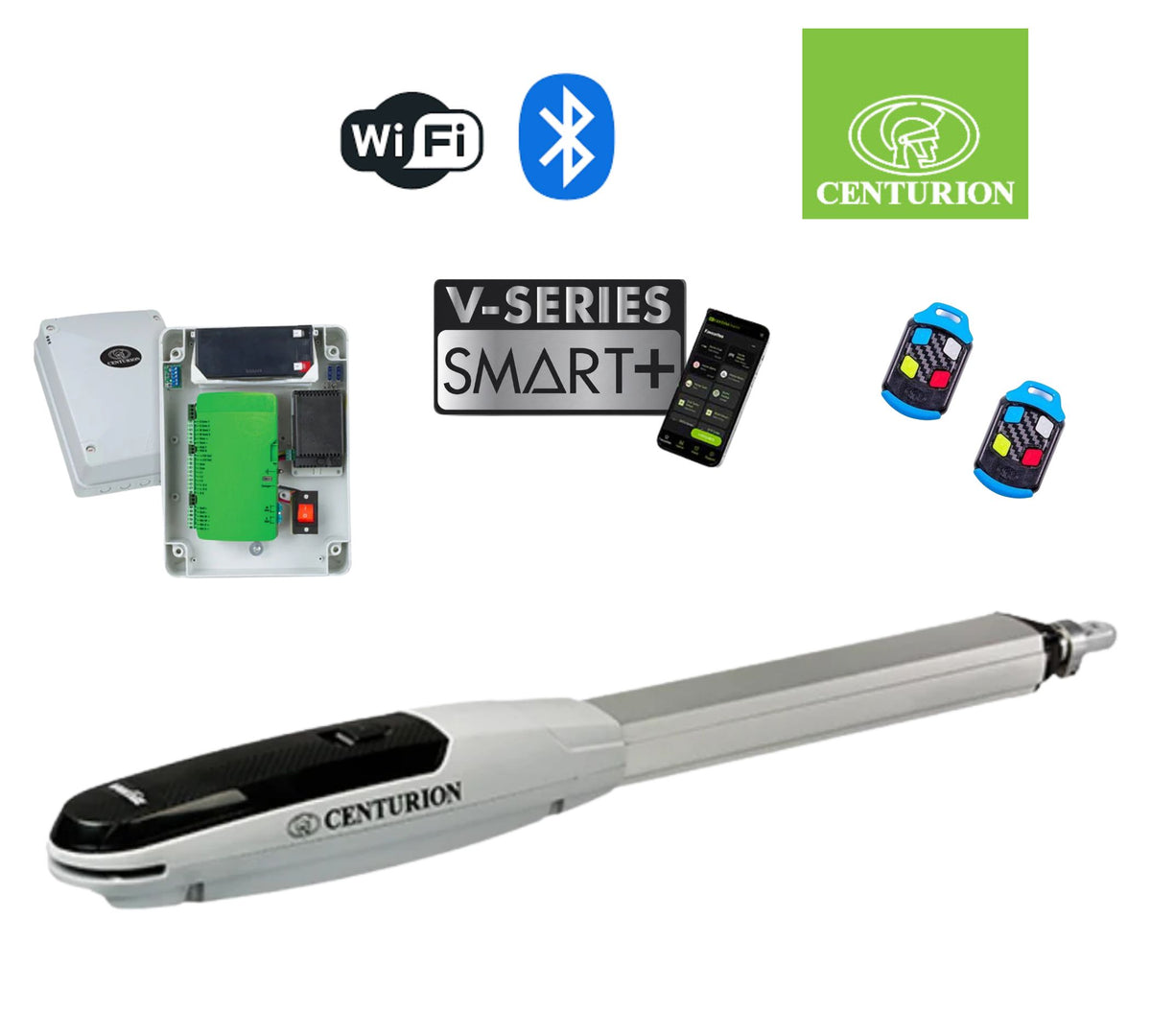 Vantage SMART+ 500 Single Swing Gate Motor Kit- Leaf 4m 310kg ...