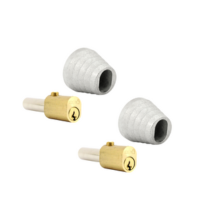 BBL - BULLET LOCK WITH CYLINDER 2 PACK