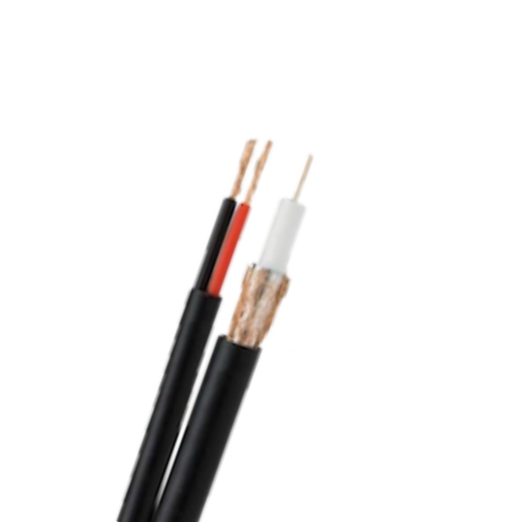 CABLE COAXIAL - CCA RG59 + Power Black /100m