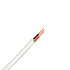 CABLE SURFIX - Twin Flat 1.5mm 2 Core + Earth White / 100m