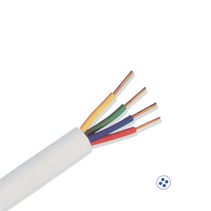 CABLE Comms - 4 Core Solid White /100m