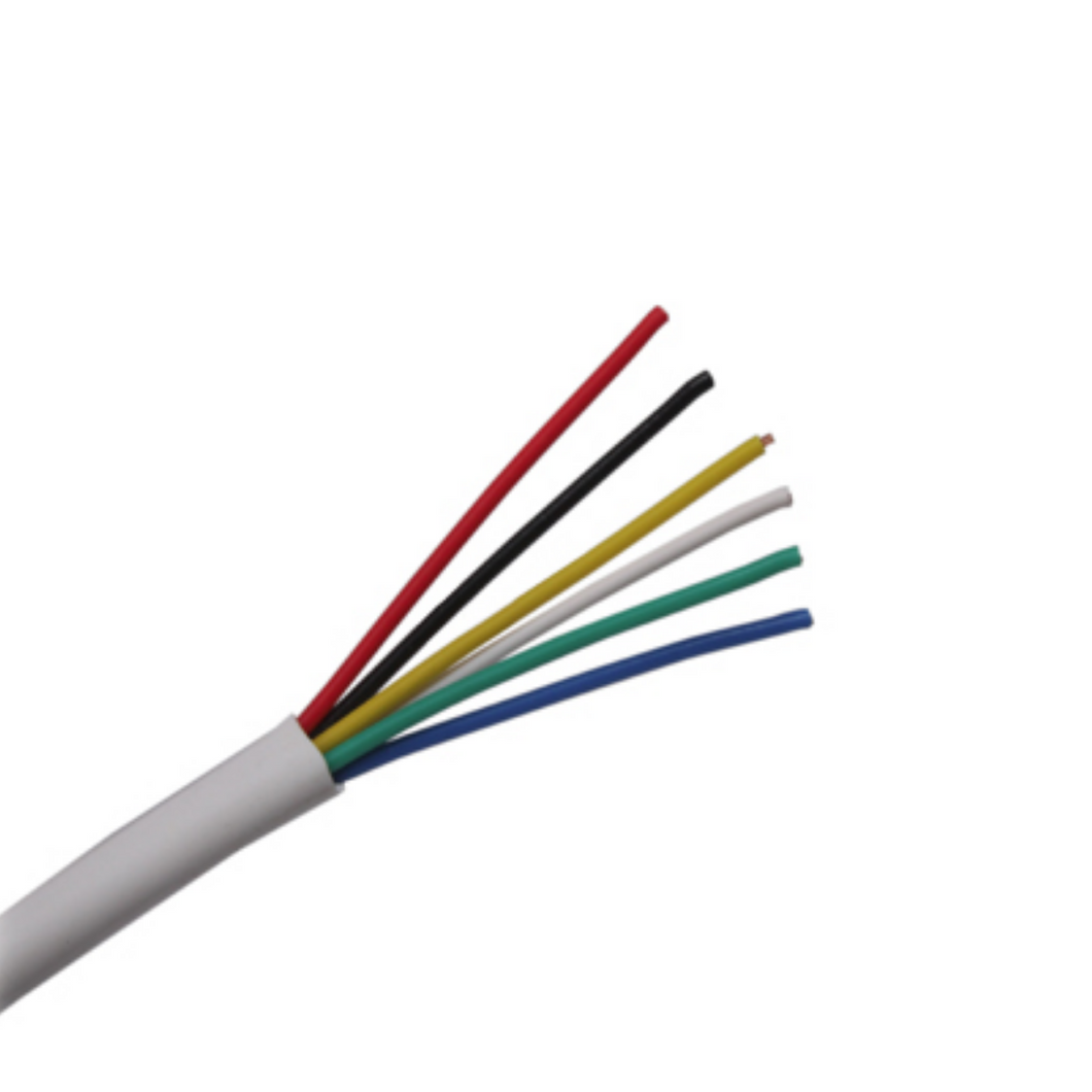 CABLE Comms - 6 Core Solid White /100m