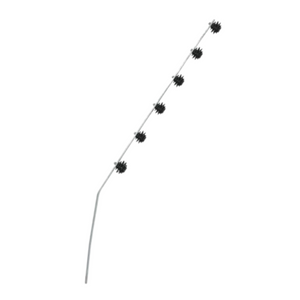 NEMTEK - 6 Wire Flat Bar Angle Galvanized Black Bobbin