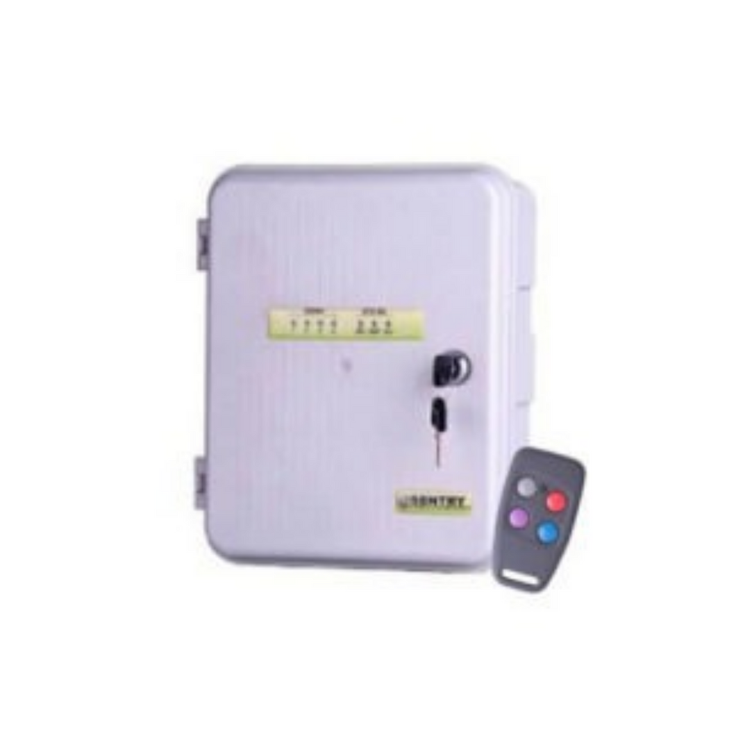 SENTRY - 4 Zone Alarm panel + 4 Button remote