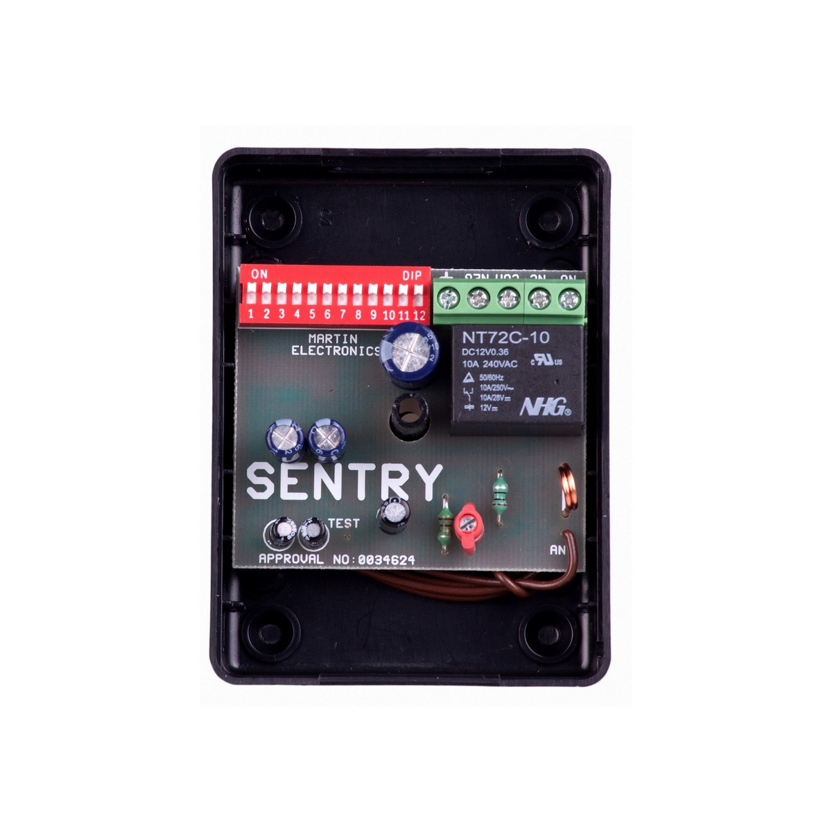 SENTRY - RX1 Binary Dip Switch Receiver 433mhz – Security Superstore ...