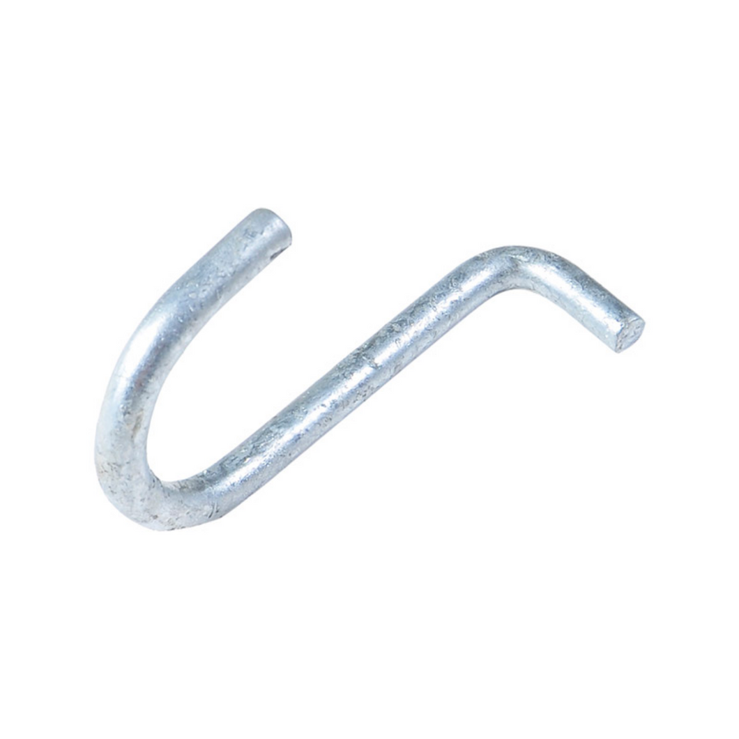 SPRING HOOK - Free Stand  Thru Hole S-Hook  6mm - HDG
